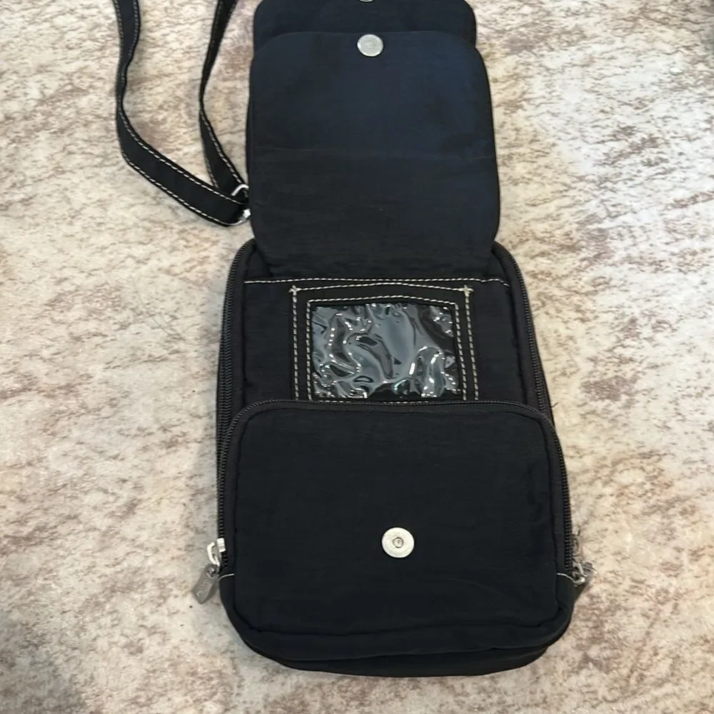 Baggallini Black Crossbody Bag with Adjustable Strap